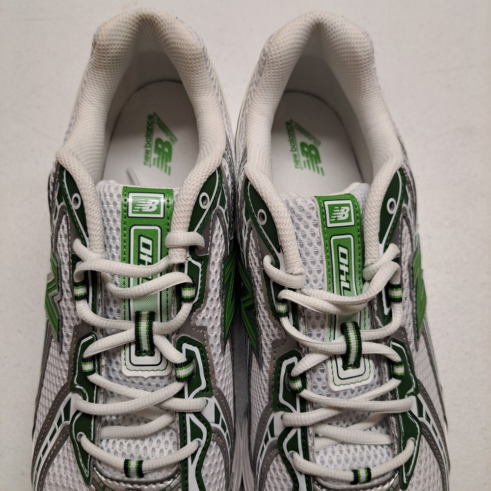 New Balance Womens Sneakers 13.5 White Green Silver ABZORB Running 2033-1782